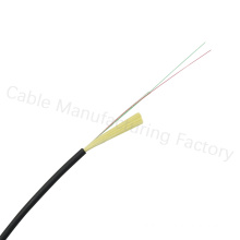Light weight outdoor or indoor up to 24 core aramid yarn G652D fiber optic cable with lszh material jacket